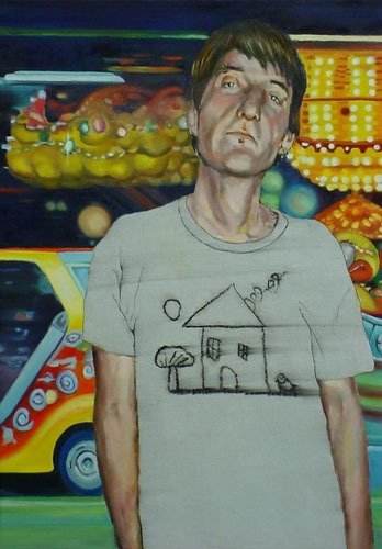 Freak 100x70 olio su tela 2002